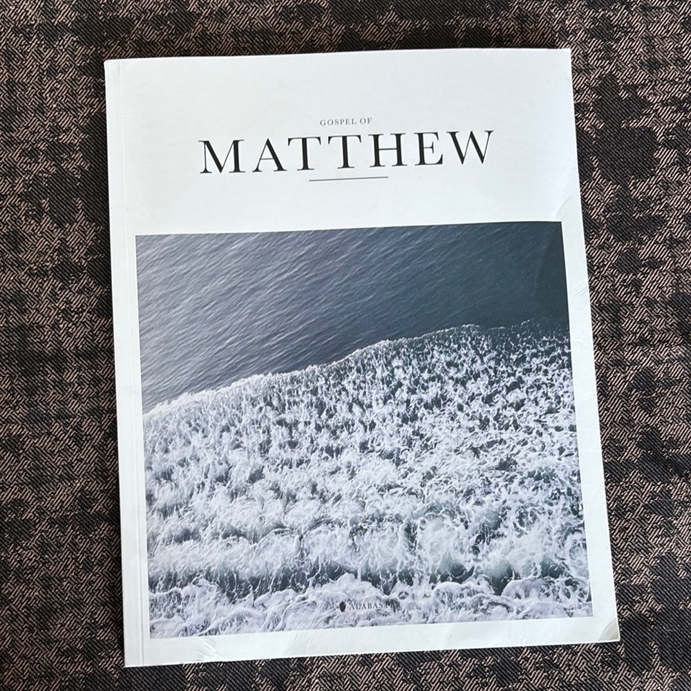 NEW Alabaster Gospel of Matthew NLT Softcover Bible Book
